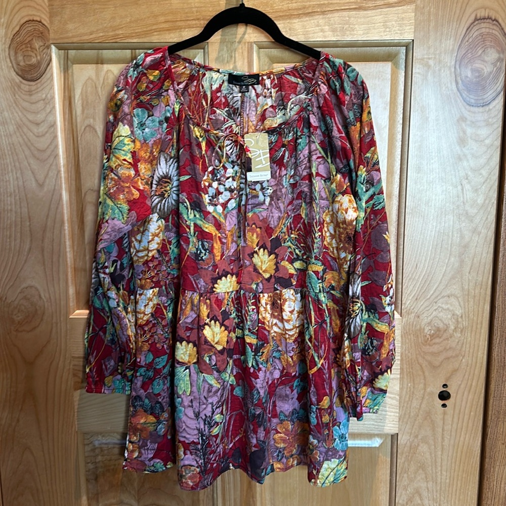 Suzanne Betro floral print top